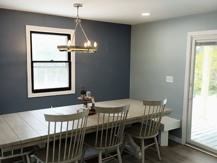 Interior dining room repaint