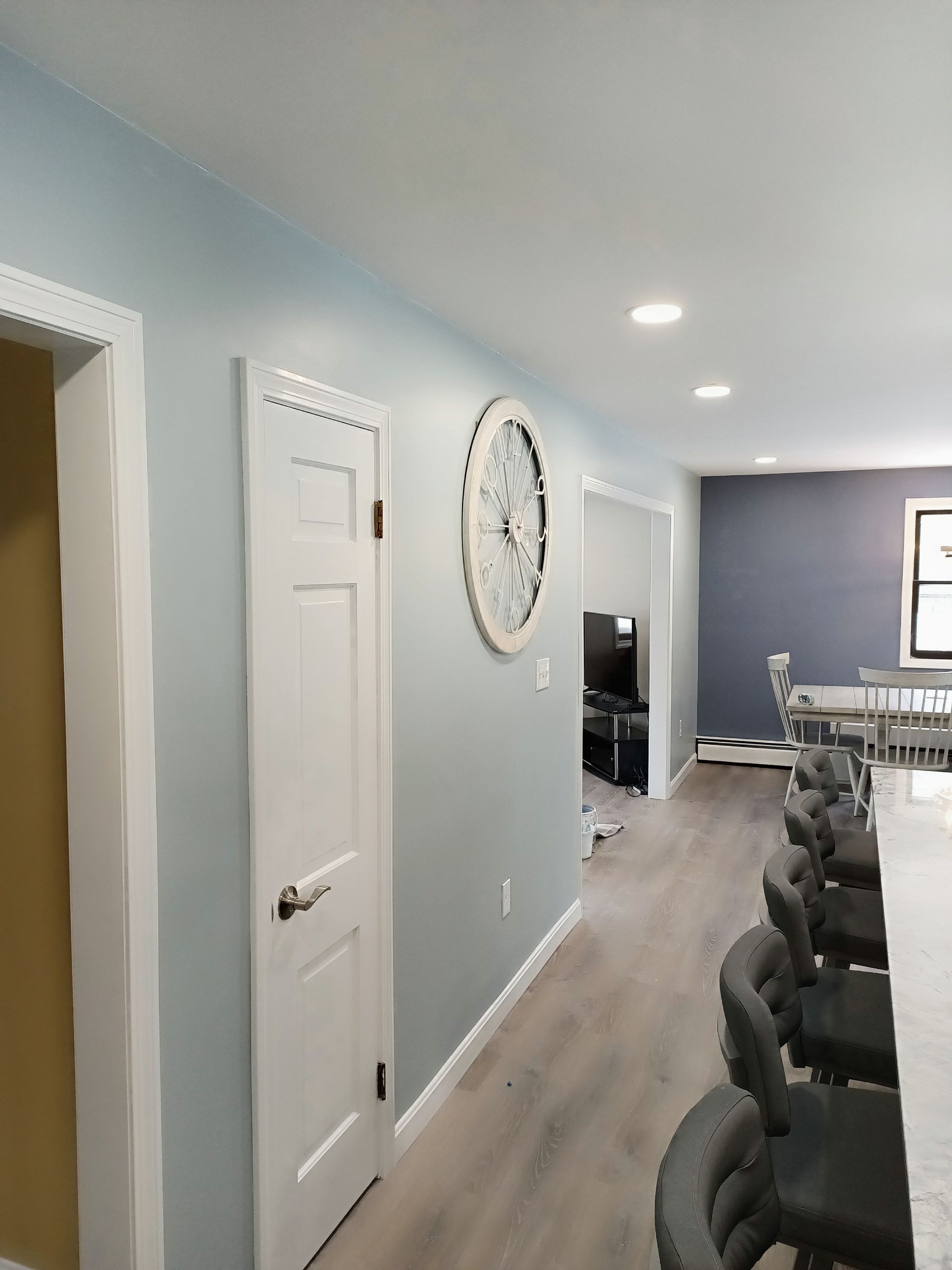 Interior ceiling repair and repaint by Genesis Painting