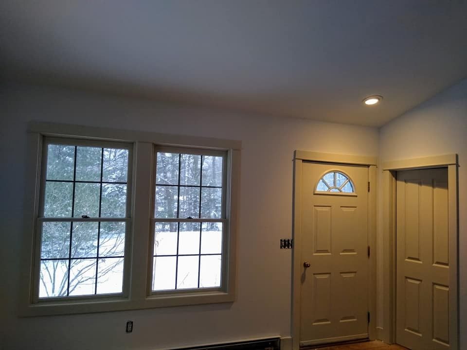 Interior room with fresh paint by Genesis Painting